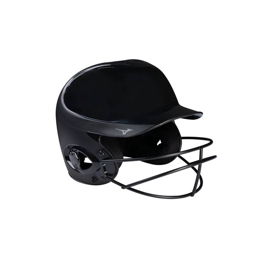 Casco Mizuno MVP Series Solid Batting Helmet with Fastpitch Softball Mask Mujer Negras Comprar IGFZ-